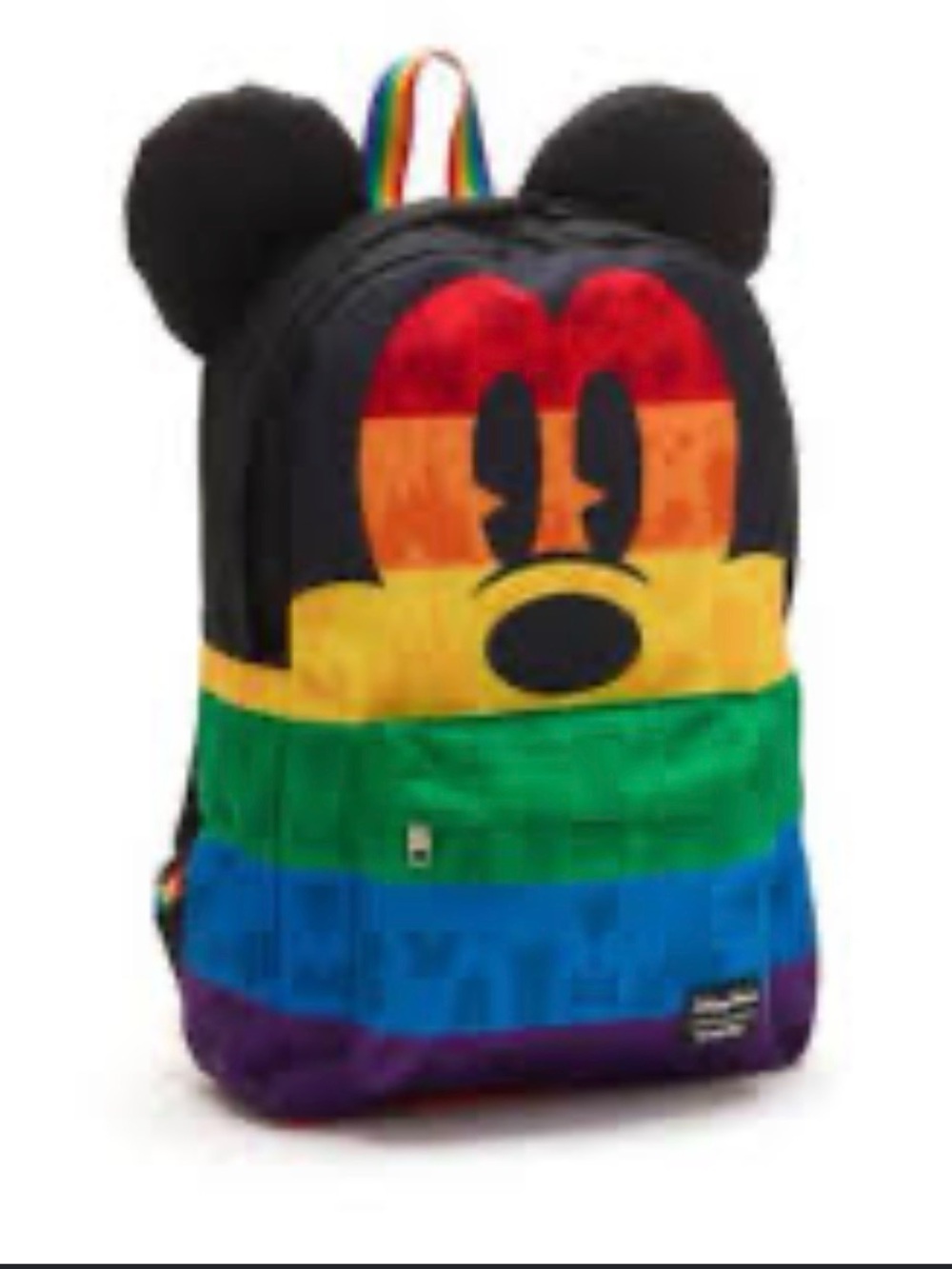 Disney Parks lovely Rainbow Mickey Ear Backpack - Colorful Character Backoack